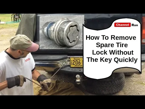 How To Remove Spare Tire Lock Without Key? - Tires Gym