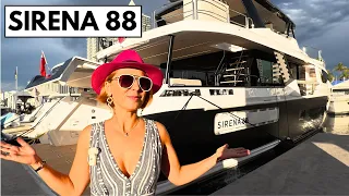 FLOATING VILLA 🤯 2026 Sirena 88 SuperYacht Luxury Long-Range Yacht Tour