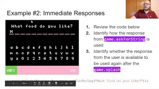 User Input JavaScript in MakeCodeArcade
