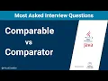 Java 8 Q A Comparable vs Comparator Core Java Interview Question
