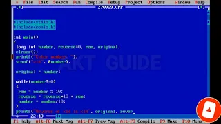 C Program to Find Reverse of a Given Number Loop for while do-while Examples akt guide