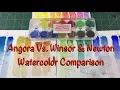 Angora Vs Winsor Newton Watercolor Comparison
