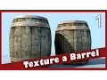 Texture a Barrel in Maya Wood