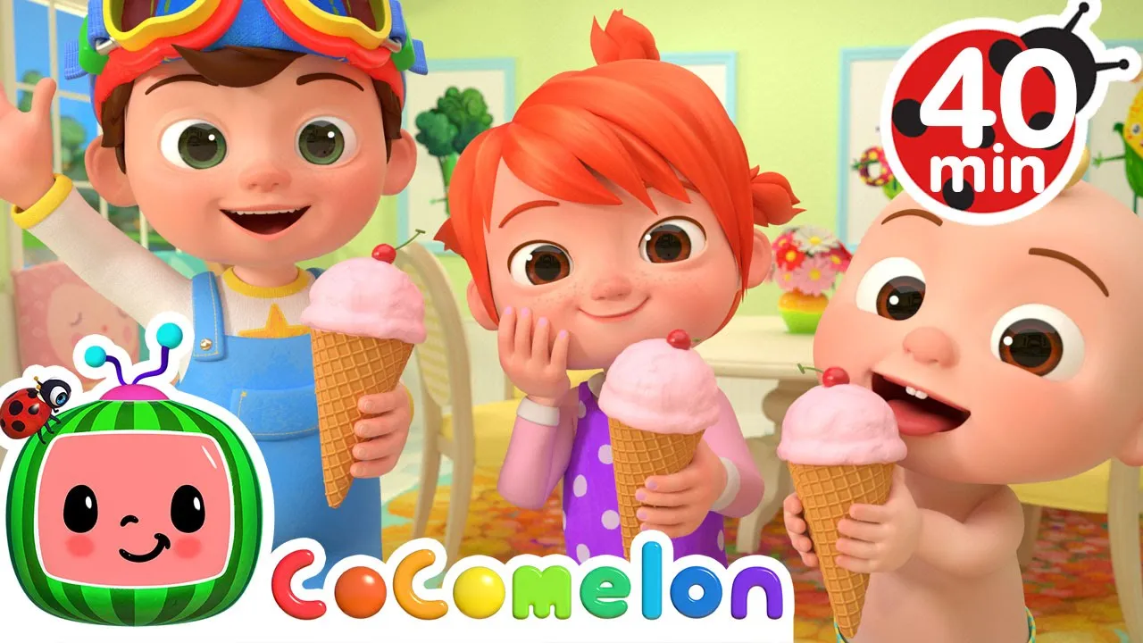 Ice Cream Song + More Nursery Rhymes & Kids Songs - CoComelon