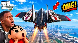 Omg jet can lift two big boats? π± #gta #gta5 #trending #schinchan