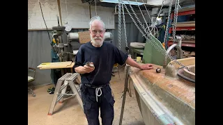 17 March 2024   Today not being lazy I cut the bow ventilation pipe