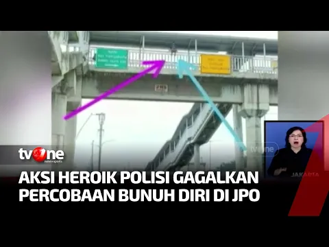 Diduga Terjerat Masalah Keluarga, Seorang Remaja Nekat Hendak Akhiri Hidup di JPO