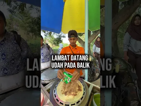 Lambat datang udah pada balik