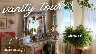 my vanity tour whimsical eclectic style
