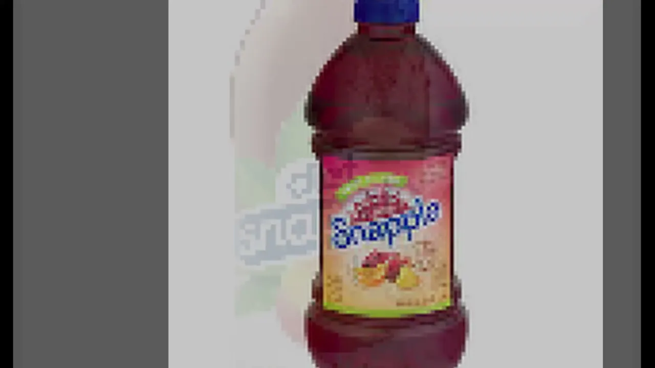 Snapple Peach Tea drink.. 