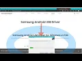 ALL WINDOWS Samsung Android USB Drivers Latest For Odin Heimdall