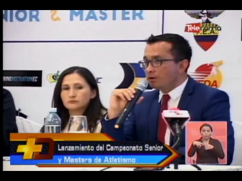 Lanzamiento del campeonato senior y Masters de atletismo