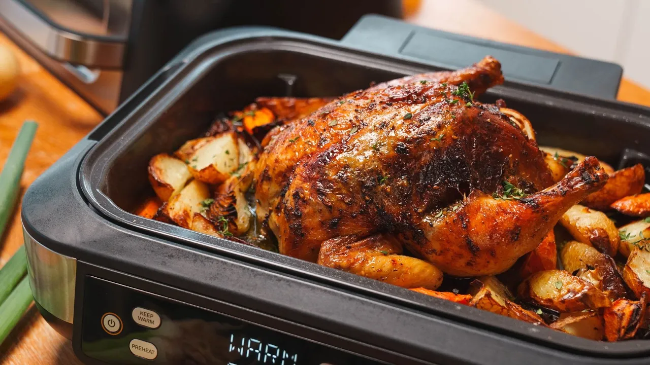 Make the juiciest One Pan Roasted Chicken and Vegetables