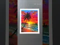 Download Lagu Easy Sunset Scenery with Oil Pastels
