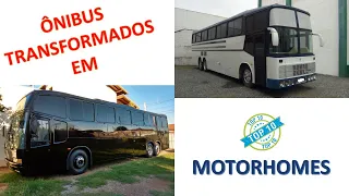 MOTORHOMES MONTADOS EM ONIBUS, VEJA 10 OPÇÕES!!!