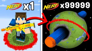 Minecraft, But NERF = World Size