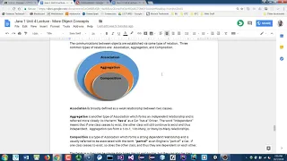 Association Composition and Aggregation Java Programming