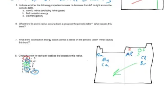 Lecture 15 - Periodic Trends Quiz Review