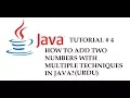 JAVA TUTORIAL 4 MAHAD MALIK