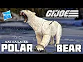 Hasbro Articulated POLAR BEAR Review GI Joe Classified Series