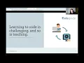 CodeGrade Live Webinar Teaching Intro to Python with CodeGrade 11 May 2022