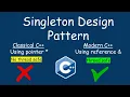 Singleton Design Pattern with thread safety in C