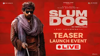 SlumDog - 33 Temple Road Teaser Launch Event LIVE | Puri Jagannadh | Vijay Sethupathi | Tabu