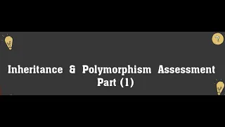 OOP Inheritance and Polymorphism in Java Quiz part1