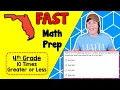 4th GRADE Florida FAST Math Test Prep FREEBIE MA 4 NSO 1 1