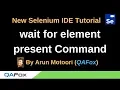 New Selenium IDE - Part 84