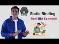 Static binding in java Java static binding example