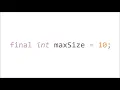 Java - konstante Variablen