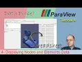 Paraview Tutorial 4 How to display node and elements data in Paraview
