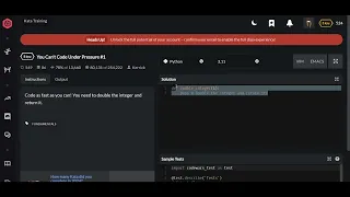 Codewars You Can t Code Under Pressure Python 8 kyu