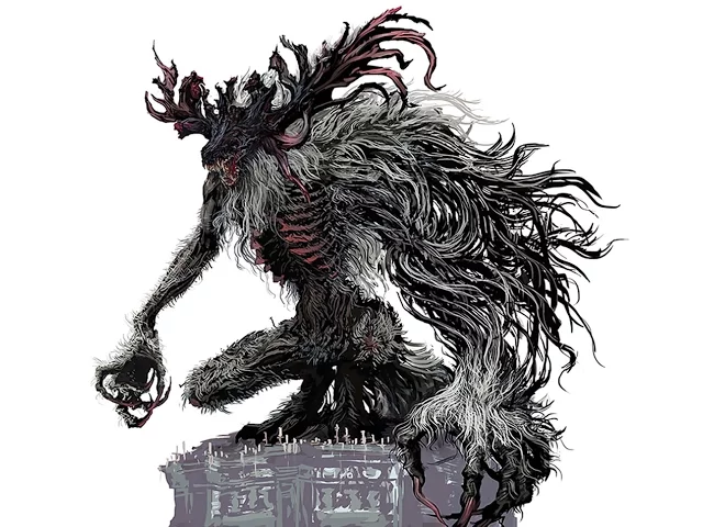 Bloodborne - Босс Церковное Чудовище (Cleric Beast)! Тактика боя!