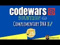 Codewars Complementary DNA JavaScript