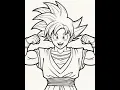 Printable Goku coloring page