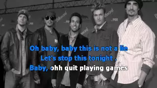 Download Backstreet Boys - Quit playing games with my heart karaoke MP3