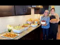 A Beautiful Large Family Easter Dinner From Scratch Start to Finish