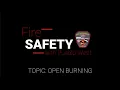 Fire Safety with Pueblo West Fire Department Topic Open Burning