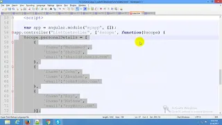 AngularJS Dynamic Table example Dynamic table with in Angular