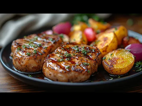 Video Thumbnail: So hast du Kohlrabi noch nie gegessen! Vegane Steaks mit Ofengemüse