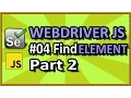 WebDriverJS Find Element Part 04 QAShahin