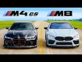 Download Lagu BMW M4 CS v M8 Competition: DRAG RACE