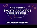 Linear Regression - Sports Analytics Methods