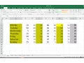 MS Excel How to Select Different Multiple Cell Columns Rows