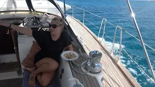 Lobster, Pelicans and stones on our anchor, BVIs – EP 97 Sailing Seatramp