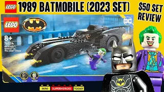 REVIEW: LEGO Batman 1989 Batmobile: Batman vs The Joker Chase Set 76224