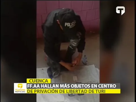 FF.AA. hallan más objetos en centro de privación de libertad de Turi