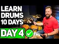 Drums Lesson 4 - This FIRST DRUM FILL is Used in THOUSANDS of Songs Free 10 Day Starter Course